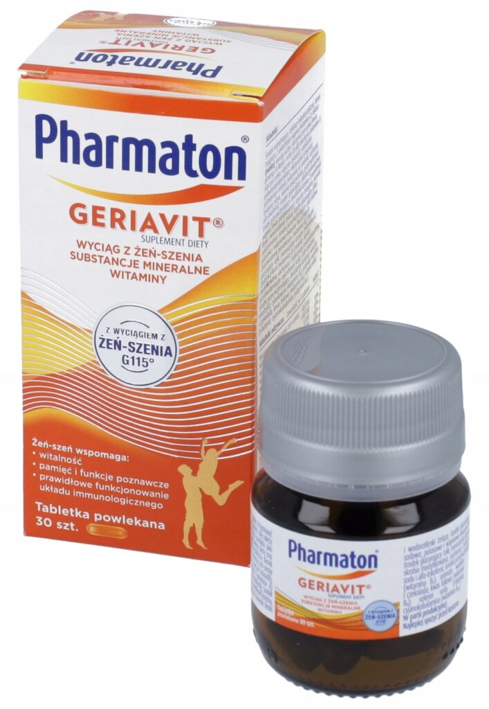 Pharmaton Geriavit – 30 Coated Tablets