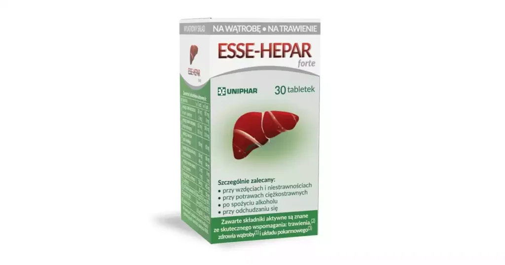 Esse-Hepar Forte – Powerful Liver Support with Silymarin, Artichoke & Turmeric – 30 Tablets