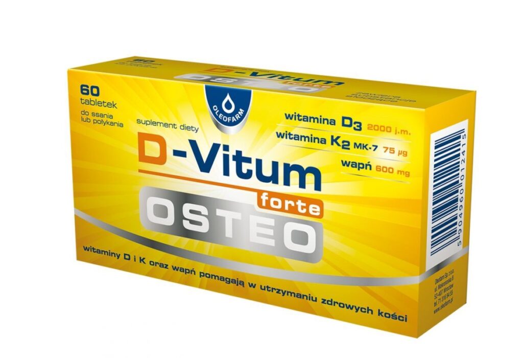 Oleofarm D-Vitum Forte Osteo – 60 Tablets