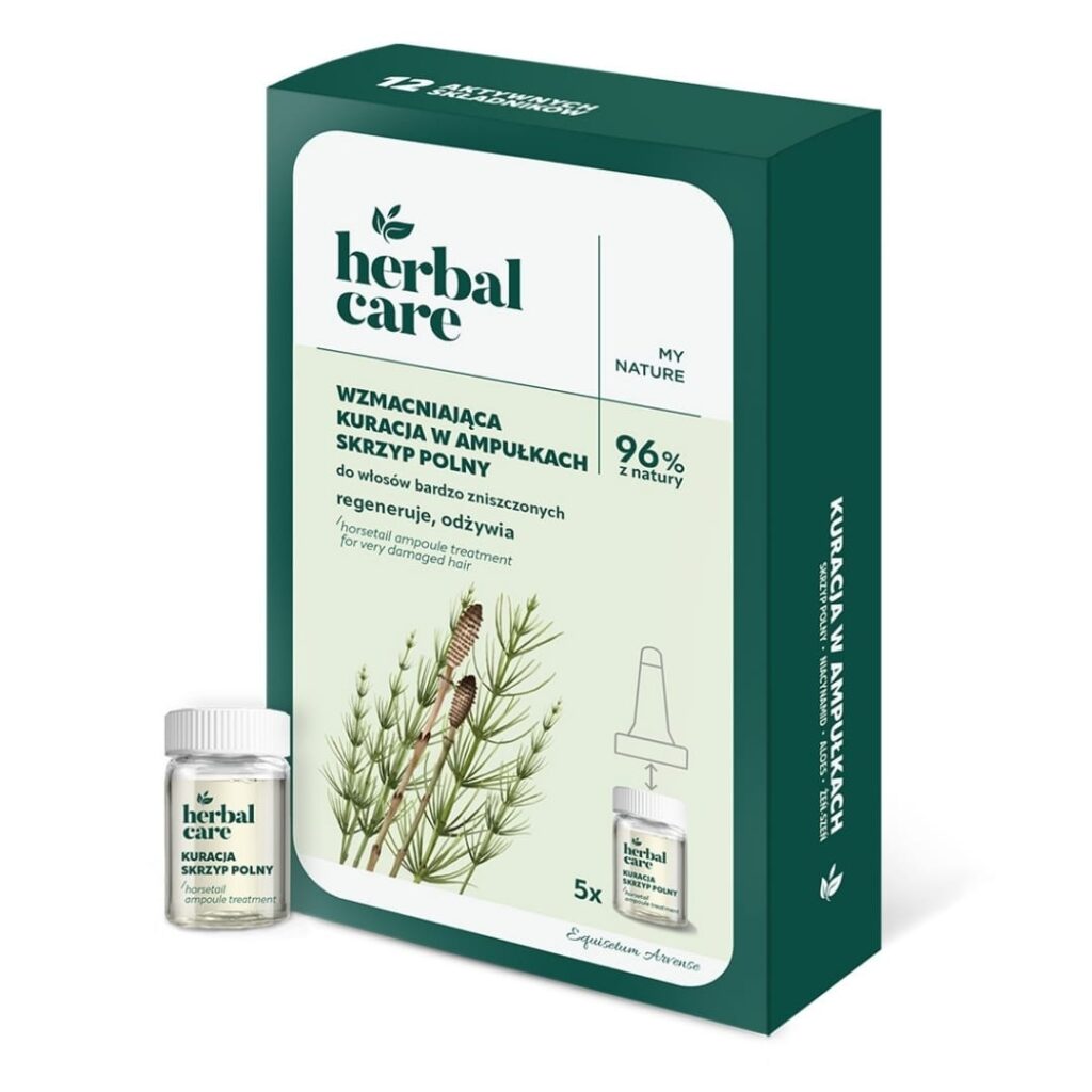 Herbal Care My Nature – Horsetail Ampoule Treatment for Very Damaged Hair – 5 x 5ml
