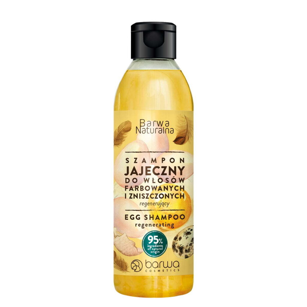 Barwa Naturalna – Egg Shampoo for Coloured and Damaged Hair – Regenerating – 300ml