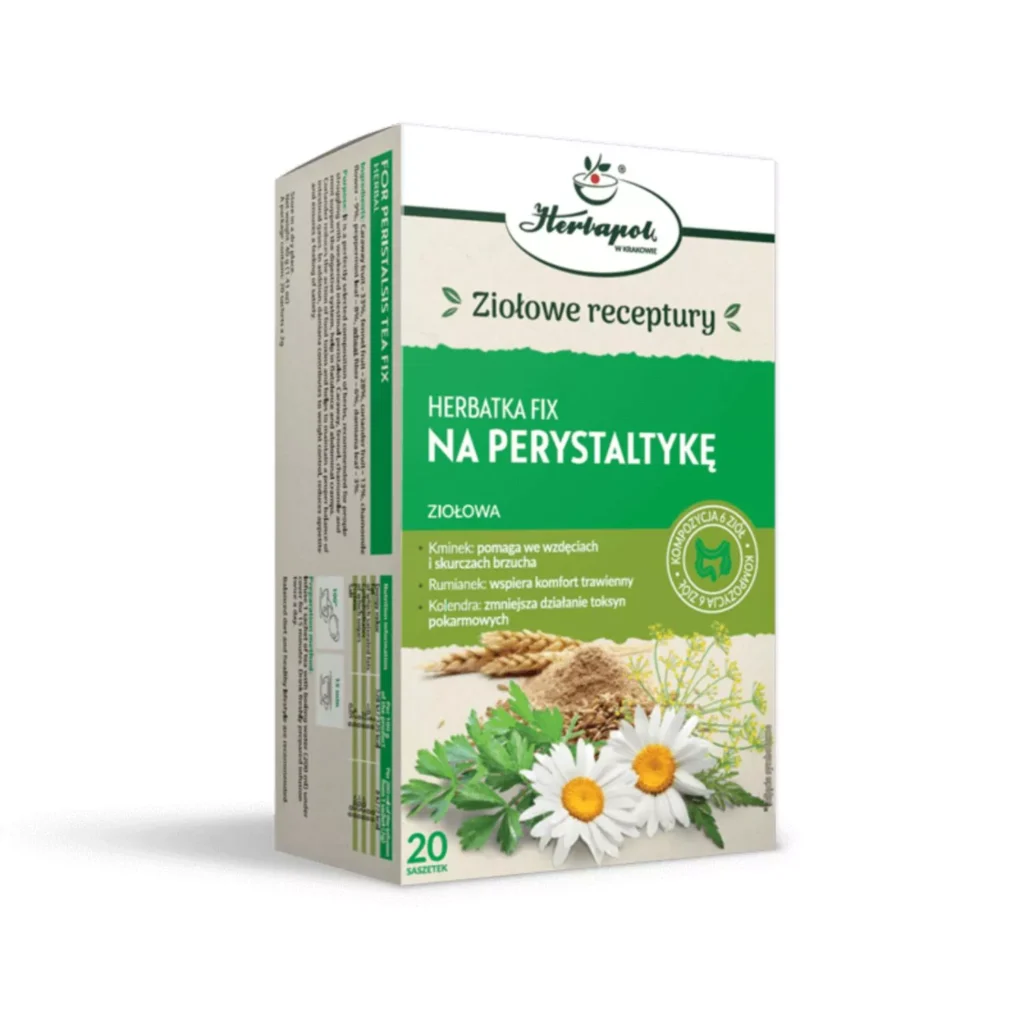 Herbapol Herbal Recipes Fix Tea for Peristalsis – 20 tea bags