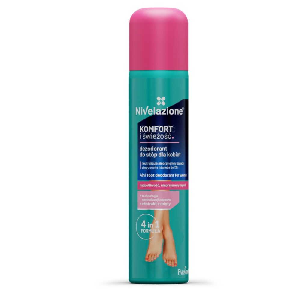 Nivelazione Komfort i Świeżość Dezodorant do Stóp dla Kobiet – 180 ml