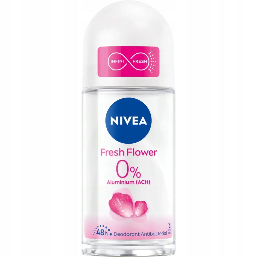 Nivea Fresh Flower 0% Aluminum (ACH) 48H Deodorant Roll-On – 50 ml