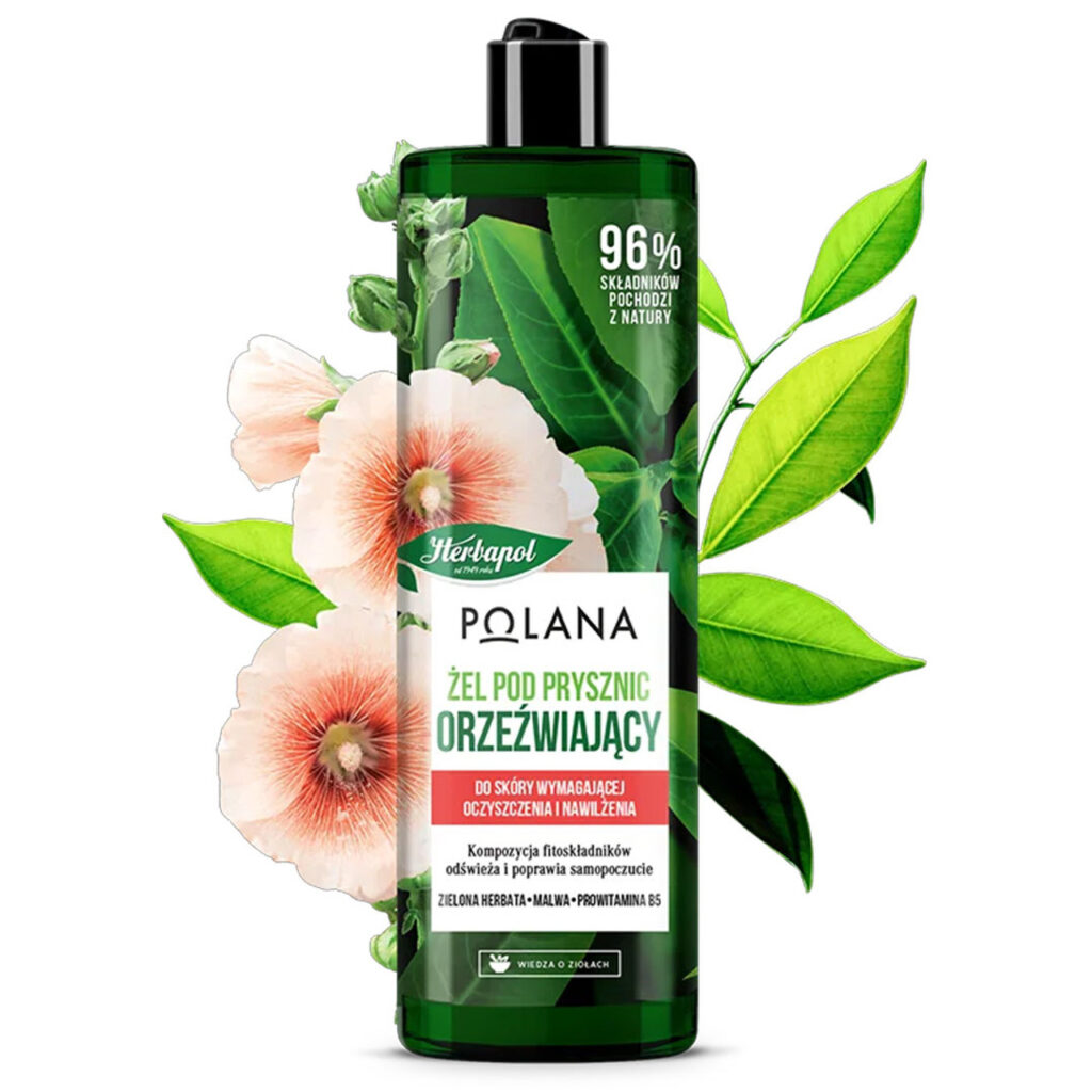 Herbapol – Polana Refreshing Shower Gel for Skin Requiring Cleansing and Hydration – 400ml