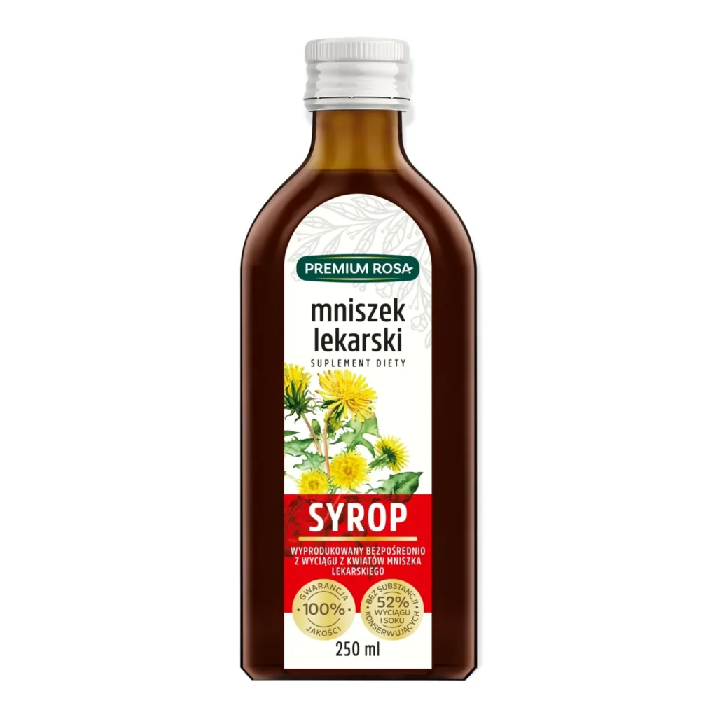 Premium Rosa – Dandelion Flower Syrup – 250 ml