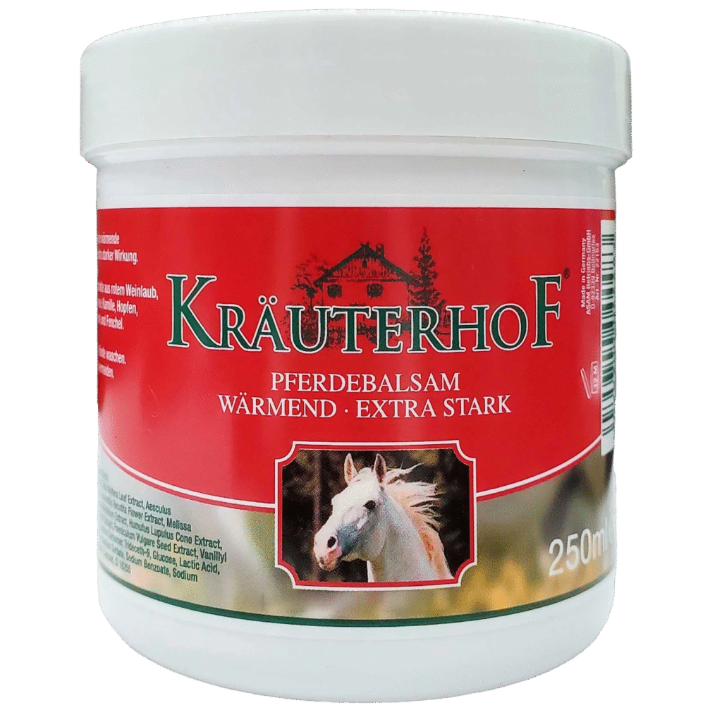 Kräuterhof Horse Balm Warming Massage Gel Extra Strong – 250 ml