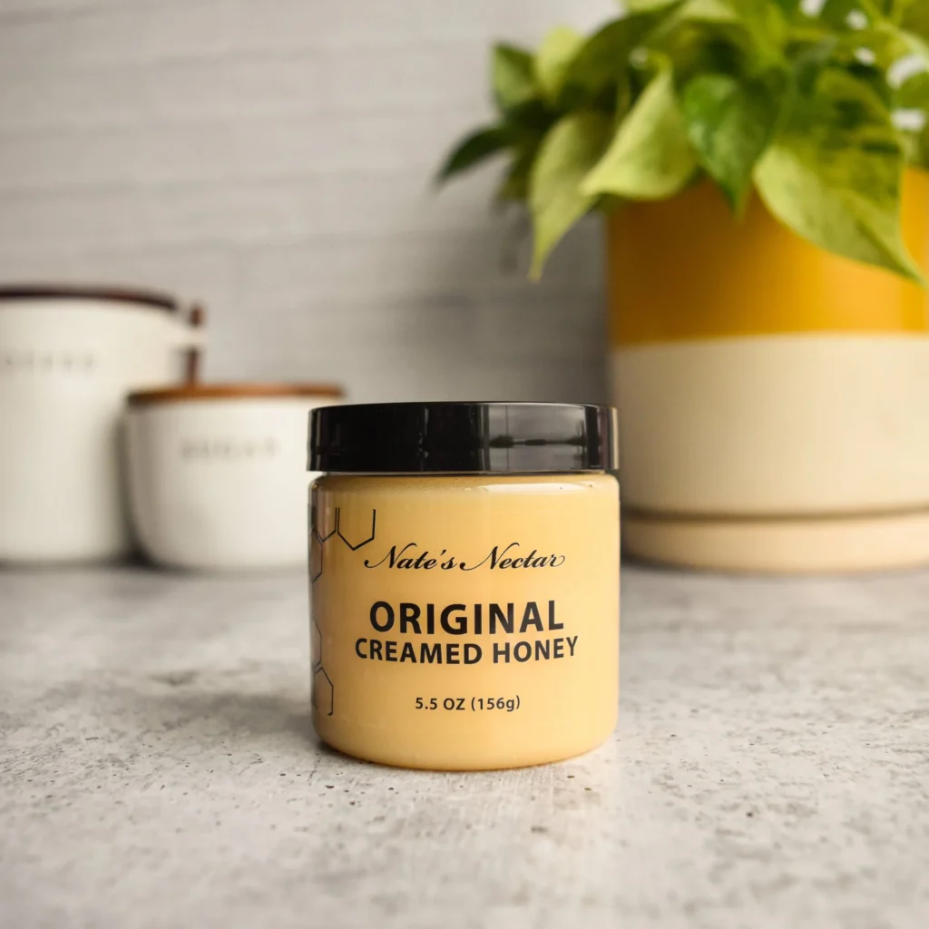 Nate's Nectar Original Creamed Honey – 5.5 OZ (156g)