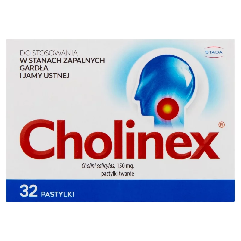 Cholinex 150 mg – Effective Sore Throat & Oral Inflammation Relief – 32 Lozenges