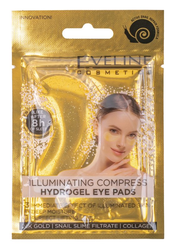 Eveline Cosmetics – Illuminating Compress Hydrogel Eye Pads – 2 pcs