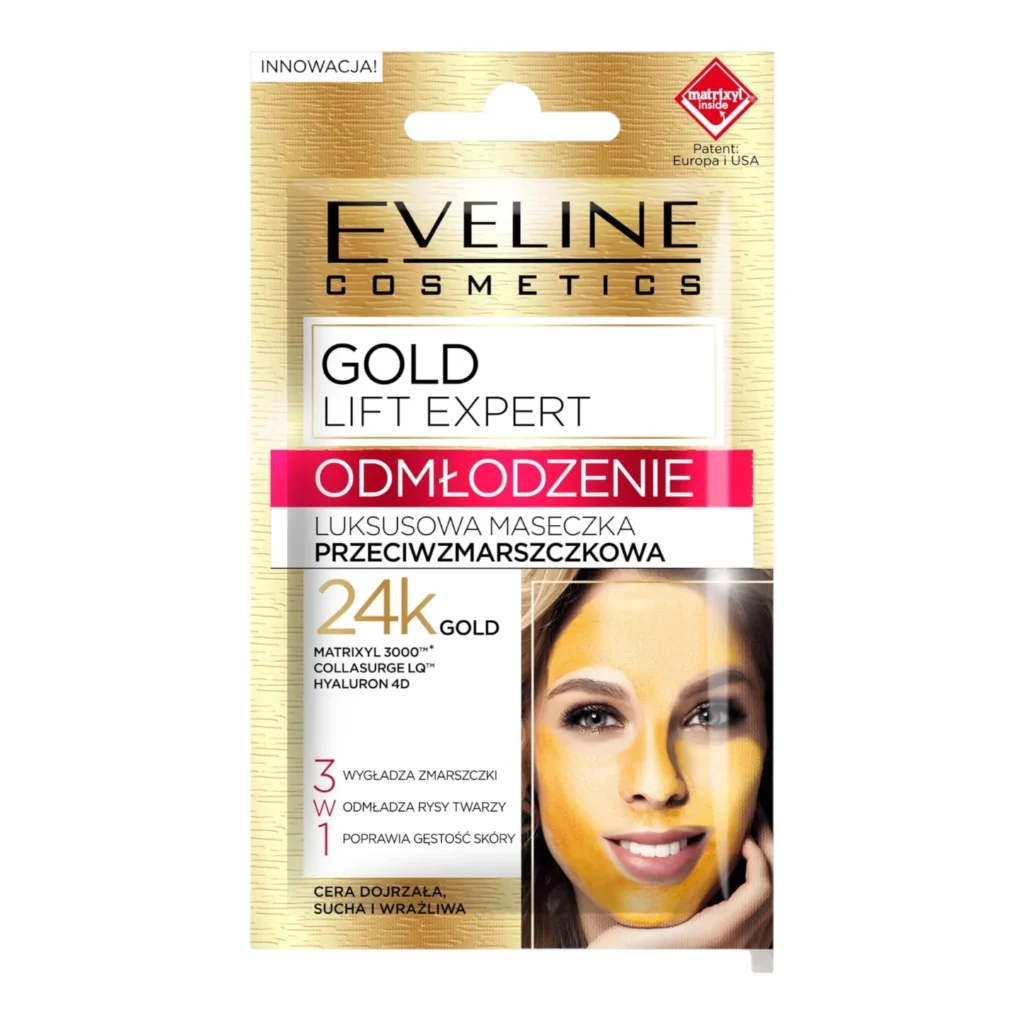 Eveline Cosmetics – Gold Lift Expert Anti-Wrinkle Face Mask – 7 mL