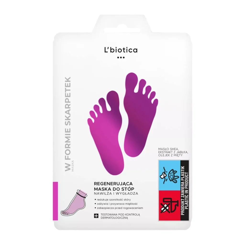 L’biotica – Regenerating Foot Mask – 1 Pair