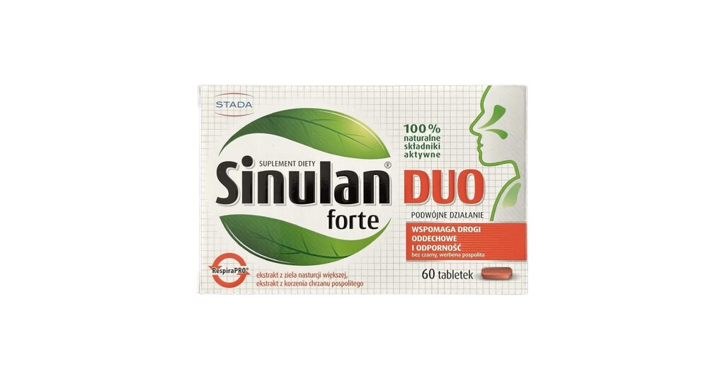Sinulan Duo Forte – Powerful Sinus & Respiratory Support Tablets 60 Tablets