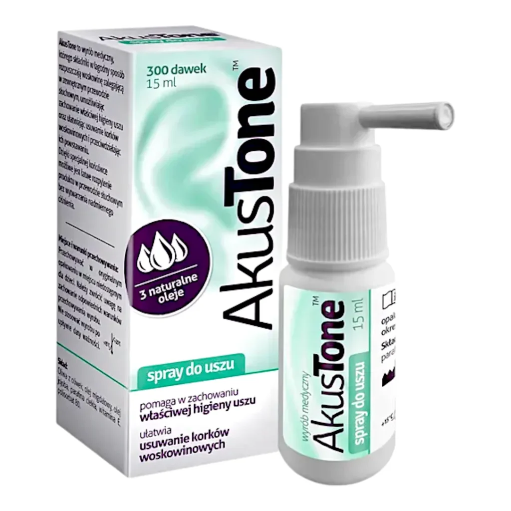 AkusTone – Ear Spray – 300 doses, 15 mL