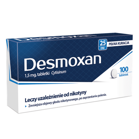 Desmoxan 1.5 mg – Powerful Quit-Smoking Support with Cytisine – 100 Tablets