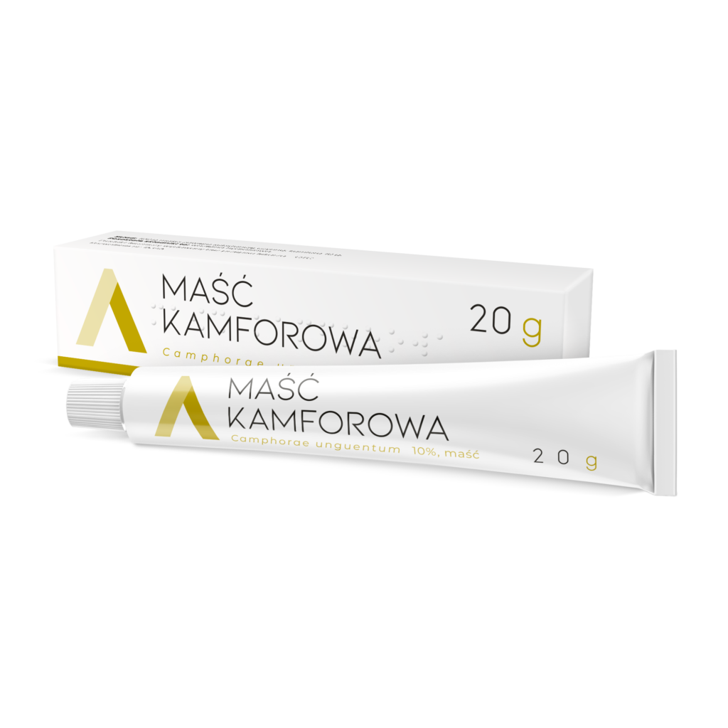 Maść Kamforowa 10% – Warming Camphor Ointment for Muscle & Joint Pain – 20 g