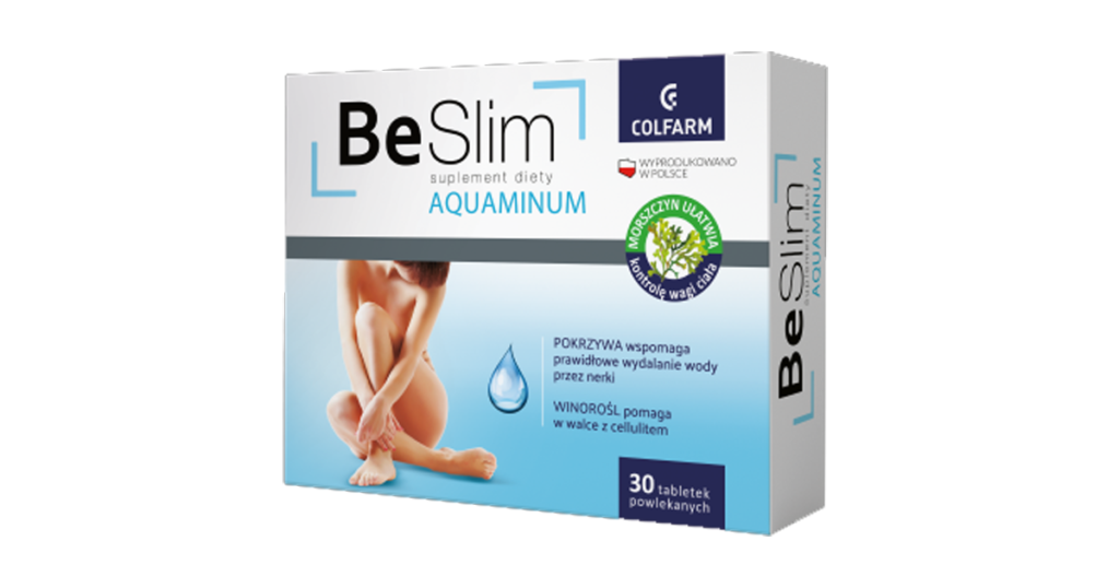 BeSlim Aquaminum – Herbal Weight Management Support with Green Tea & Nettle – 30 Tablets