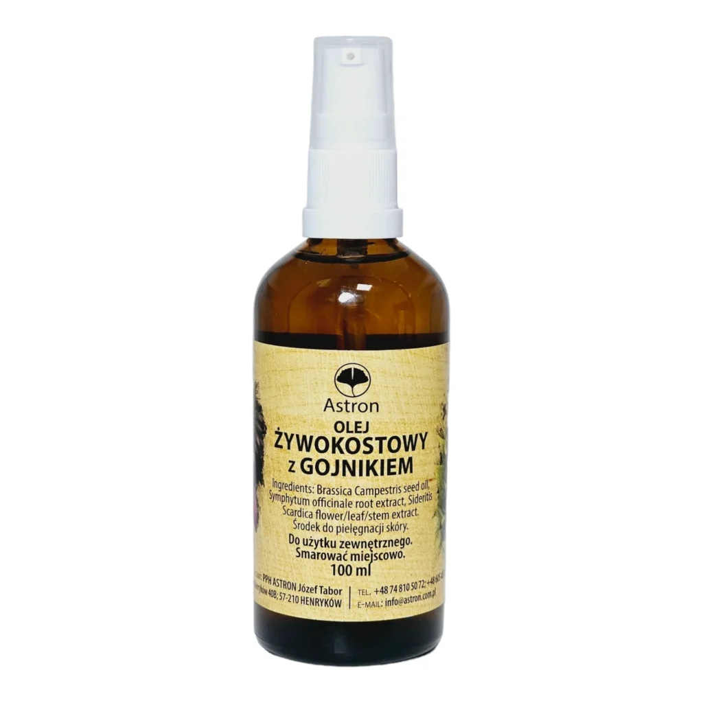Comfrey Oil with Greek Mountain Tea – Herbal Skin Care Oil 100mL