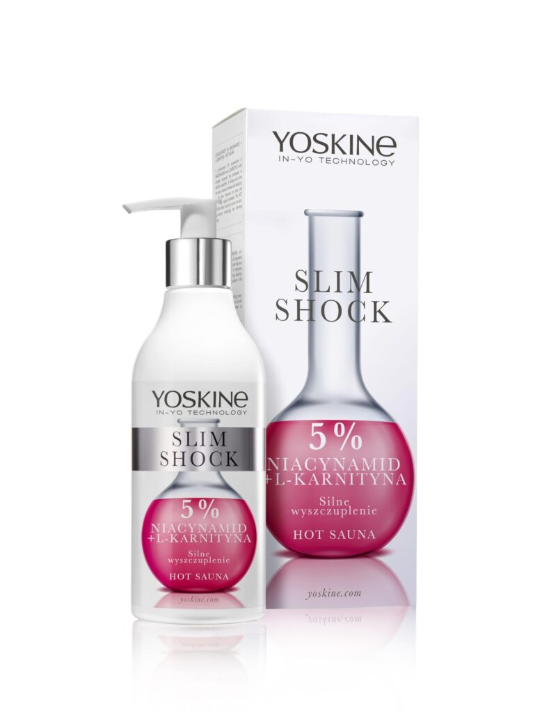 Yoskine Slim Shock 5% Niacinamide + L-Carnitine – Powerful Hot Sauna Body Concentrate – 200 mL