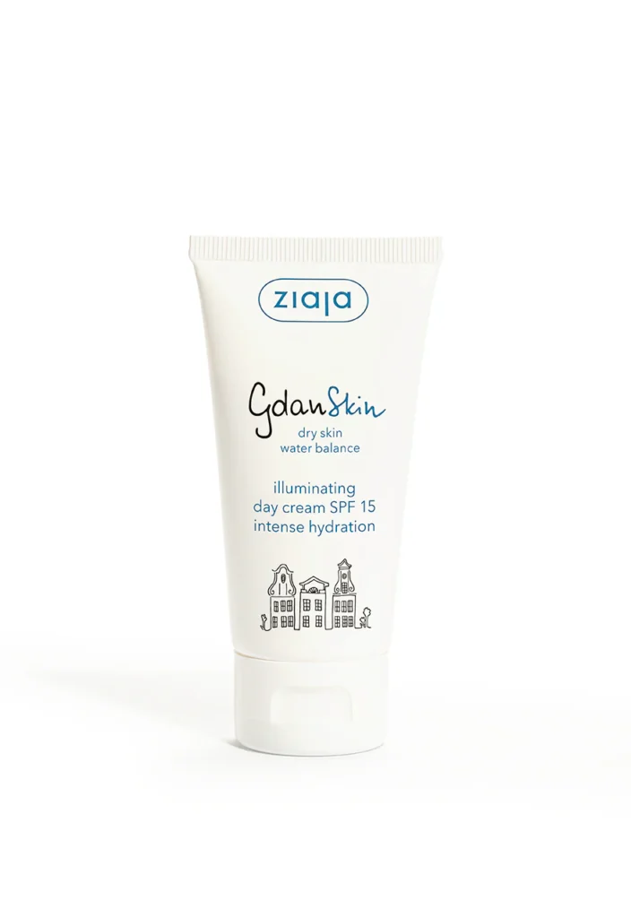Ziaja GdanSkin Brightening Day Cream SPF 15 50 mL – Deep Hydration & Radiance