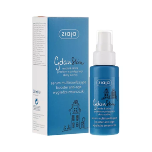 Ziaja GdanSkin Anti-Age Moisturizing Serum Booster 50ml wrinkle smoothing serum. Ziaja GdanSkin serum multinawilżające booster anti-age 50 ml wygładza zmarszczki