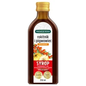 Premium Rosa Syrop z Rokitnika i Pigwowca – 250 mL