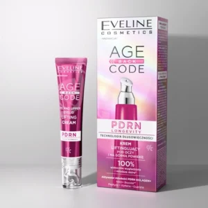 Eveline Cosmetics Age Back Code Eye Lifting Cream – PDRN, Peptides & Caffeine – 15 mL