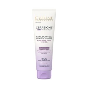Eveline Cosmetics Cerabiome Moisturizing Facial Wash Gel – Bifida, D-Panthenol & Niacinamide – 140 mL