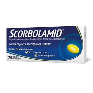 Scorbolamid Cold and Flu Medicine – 20 Coated Tablets