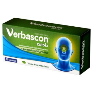 Verbascon Zatoki – Sinus Support – 60 Tablets