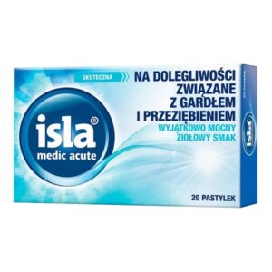 Isla Medic Acute Hyaluronic Acid & Icelandic Moss Throat Lozenges – 20 Lozenges