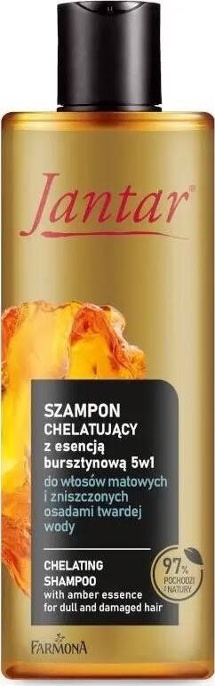 Jantar Chelating Shampoo 5in1 – Amber Essence for Dull & Hard Water-Damaged Hair – 300 mL