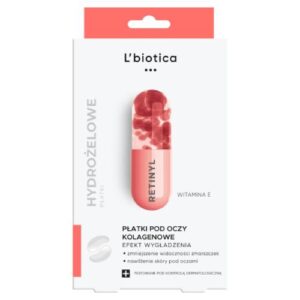 L'biotica Collagen Eye Patches smoothing under eye masks 3 pairs. L'biotica kolagenowe płatki pod oczy 3 pary