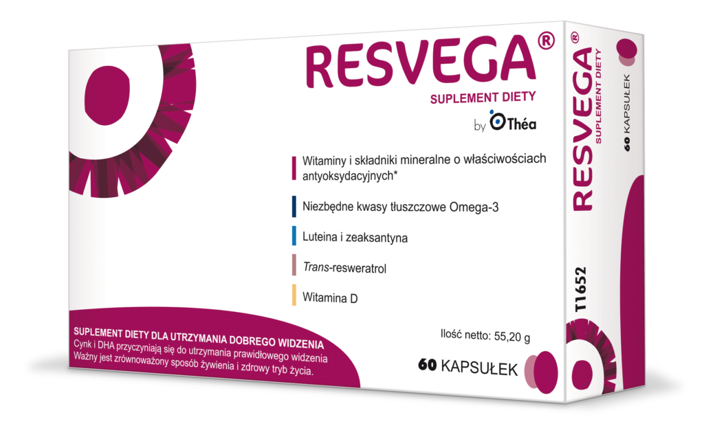 Resvega – Advanced Eye Health Support with Omega-3, Lutein, Zeaxanthin & Resveratrol - 60 Capsules