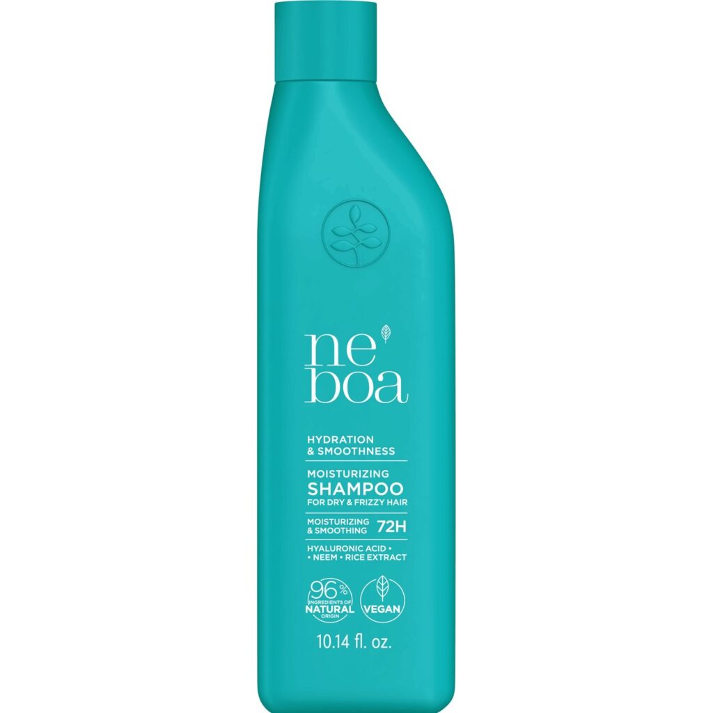 Neboa Moisturizing Shampoo – Powerful 3-Ingredient Hydration & Smoothness - 10.14 fl oz