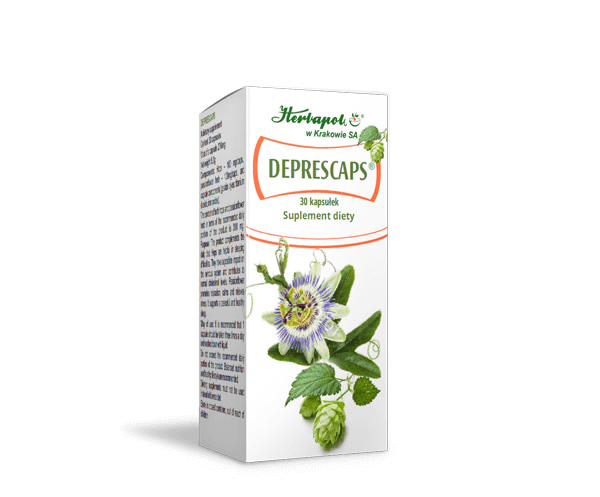Herbapol Deprescaps – Powerful Herbal Calm, Relaxation & Sleep Support - 30 Capsules