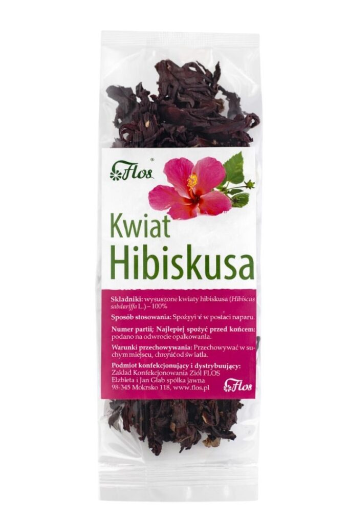 Kwiat Hibiskusa – 100% Suszone Kwiaty – Aromatyczna Herbatka Ziołowa – 50 g