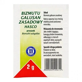 Bizmutu Galusan Zasadowy Hasco – Targeted Astringent Wound Care Powder – 2 g