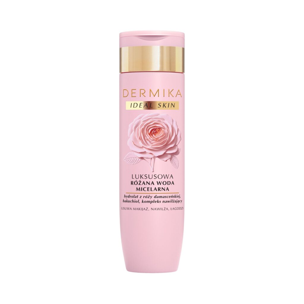 Dermika Ideal Skin Różana Woda Micelarna – Luxurious 3-Step Cleansing & Hydration - 200 mL