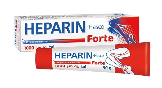 Heparin-Hasco Forte – Powerful 1000 IU/g Heparin Gel for Veins, Bruises & Swelling – 90 g