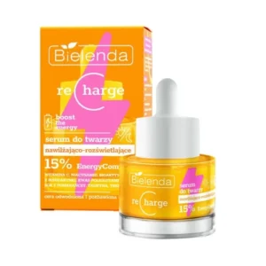 Bielenda Recharge Serum – Hydrating & Brightening Facial Serum – 30 mL