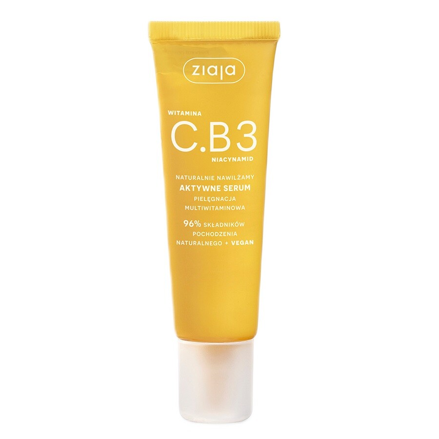 Ziaja Vitamin C.B3 Niacinamide Eye Cream – Smoothing & Moisturizing Vitamin Eye Care – 15 mL