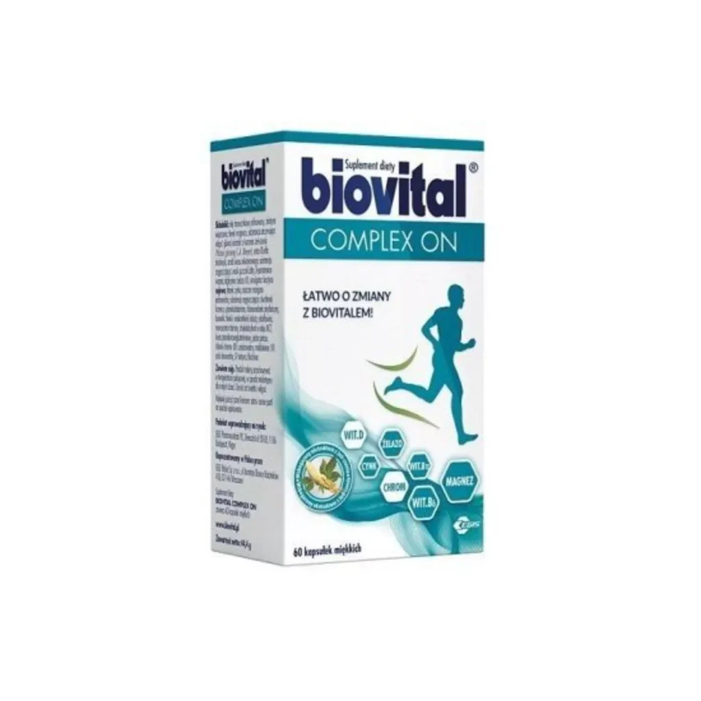 Biovital Complex ON – Ginseng, Vitamins & Minerals for Energy & Vitality – 60 Capsules