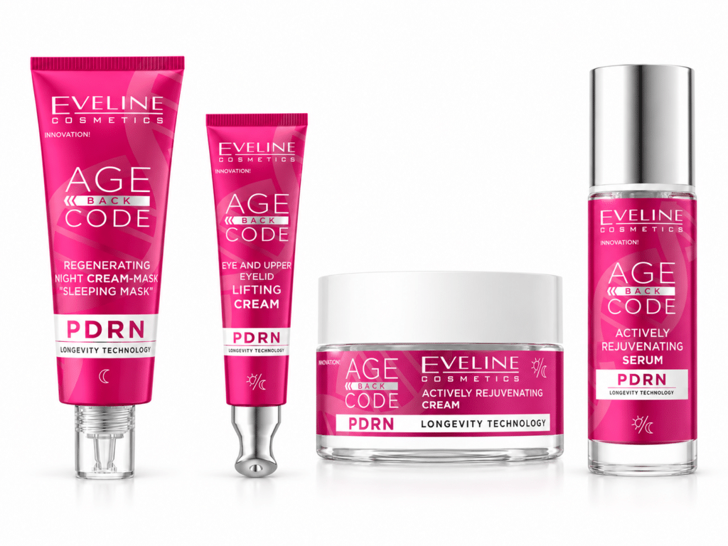 Eveline Cosmetics Age Back Code Set | 4-Piece Full Set Facial Skincare Set
