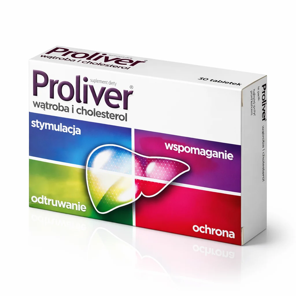 Proliver – Choline, Artichoke, Chicory & Green Tea for Liver, Digestion & Cholesterol – 30 Tablets