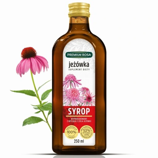 Syrop z Jeżówki | Premium Rosa 250 ml - Herbal Supplement