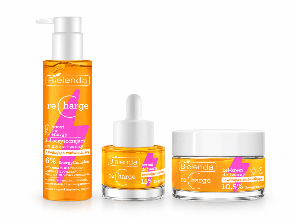 Bielenda Recharge Set | 3-Piece Brightening Skincare