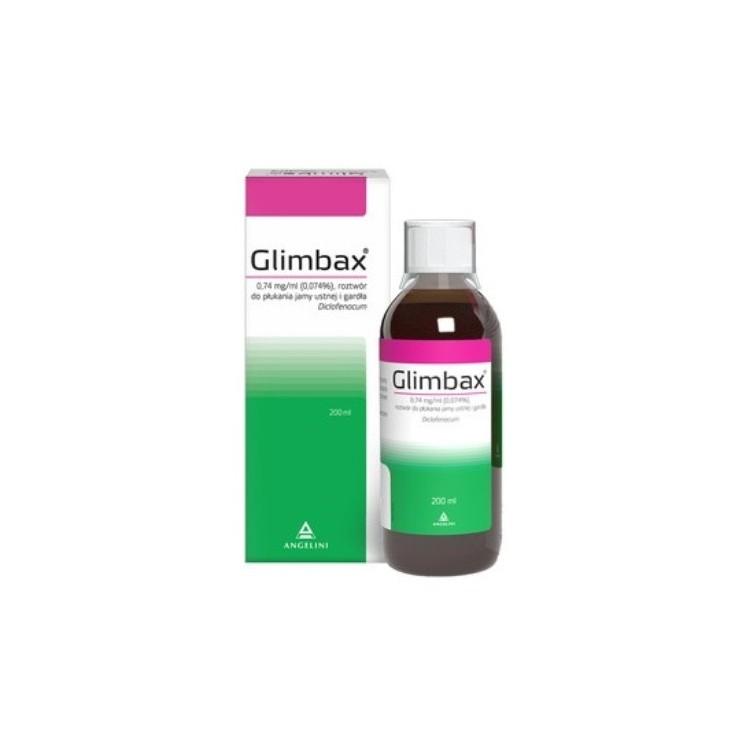 Glimbax – Anti-Inflammatory Mouth & Throat Rinse – 200 mL