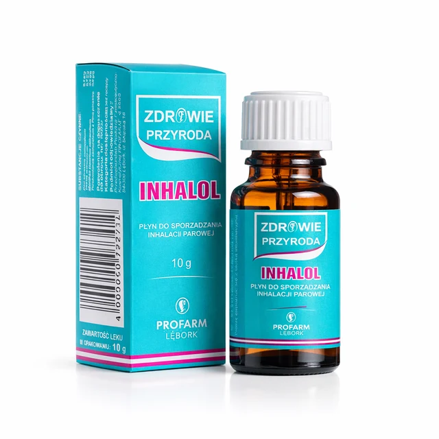 Inhalol –  Herbal Steam Inhalation Liquid for Nasal Congestion – 10 g