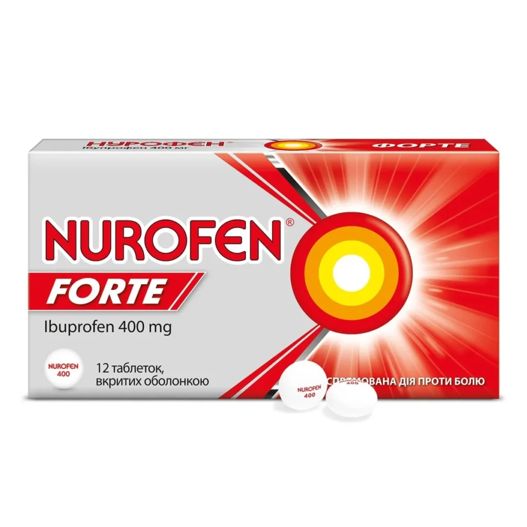 Nurofen Forte 400 mg – Powerful Pain & Fever Relief, 20 Tablets